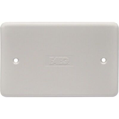 FAEG Coperchio da parete 4 moduli - Bianco IP40 FAEG Coperchio da parete 4 moduli - Bianco IP40