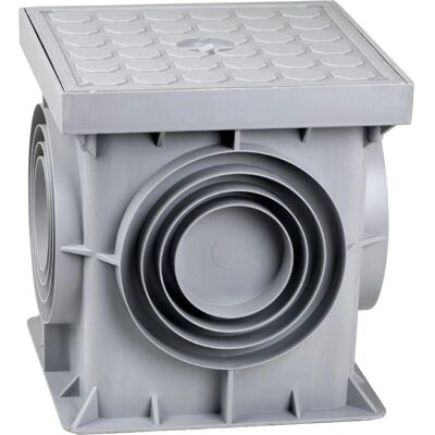 FAEG Modello FG10400 - Coperchio d'accesso per 20x20cm in polipropilene - Grigio FAEG Modello FG10400 - Coperchio d'accesso per 20x20cm in polipropilene - Grigio