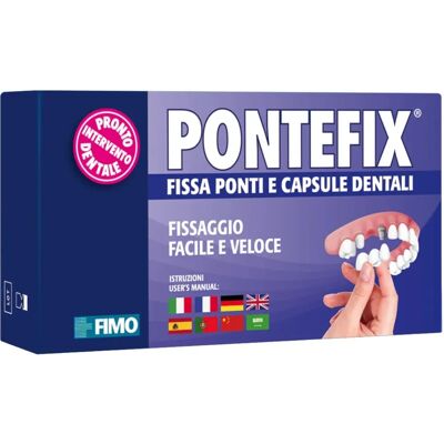 FIMO Pontefix Cemento per Fissaggio Dentale - Fissativo Temporaneo FIMO Pontefix Cemento per Fissaggio Dentale - Fissativo Temporaneo