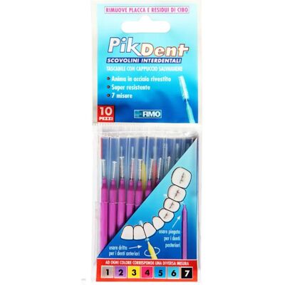 PikDent Viola 0,5mm Spazzolini Interdentali - Spazzolini Interdentali PikDent Viola 0,5mm Spazzolini Interdentali - Spazzolini Interdentali