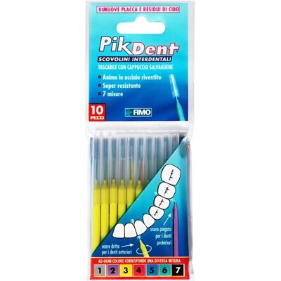 PikDent Giallo 0,6 mm Spazzolino Interdentale - Spazzolino Interdentale PikDent Giallo 0,6 mm Spazzolino Interdentale - Spazzolino Interdentale