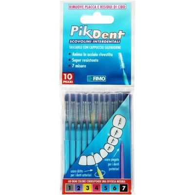 Fimo Srl Pikdent Spazzolini Interdentali - Blu - 0,8mm - Spazzolini Interdentali Fimo Srl Pikdent Spazzolini Interdentali - Blu - 0,8mm - Spazzolini Interdentali