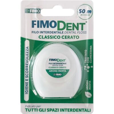 Fimo srl Fimodent Filo Interdentale Cerato 50m - Filo Dentale Fimo srl Fimodent Filo Interdentale Cerato 50m - Filo Dentale
