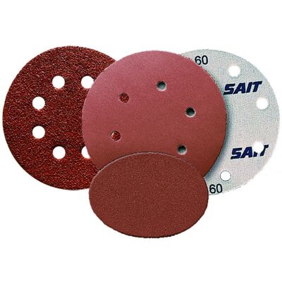 LedLeds - Saitac Velcrato AW-D - 150 mm - nastro abrasivo LedLeds - Saitac Velcrato AW-D - 150 mm - nastro abrasivo