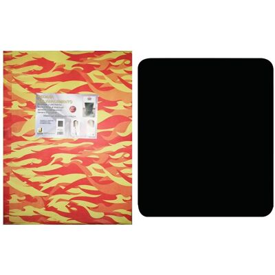 MBM Protecteur de sol noir 60x70cm - Pour poêle à bois et pellets - Publicité MBM Protecteur de sol noir 60x70cm - Pour poêle à bois et pellets - Publicité