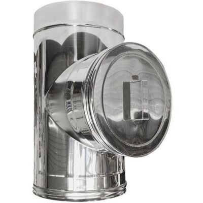 MBM - Elemento ispezione canna fumaria isolata inox dn 350/400 - DN 350/400 MBM - Elemento ispezione canna fumaria isolata inox dn 350/400 - DN 350/400