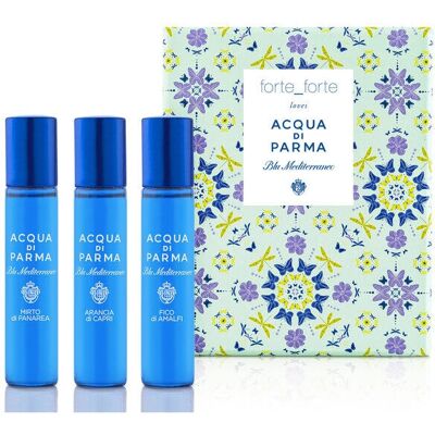 Acqua di Parma Blu Mediterraneo Mirto di Panarea Édition Spéciale Forte Forte Eau de Toilette - 3 x 4ml - Publicité Acqua di Parma Blu Mediterraneo Mirto di Panarea Édition Spéciale Forte Forte Eau de Toilette - 3 x 4ml - Publicité