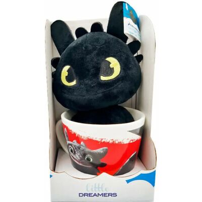 DreamWorks Comment entraîner votre dragon Toothless mug + peluche - mug et peluche - Publicité DreamWorks Comment entraîner votre dragon Toothless mug + peluche - mug et peluche - Publicité