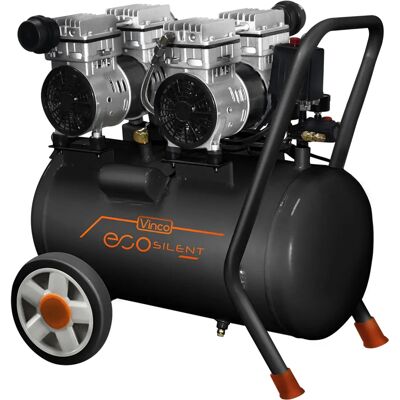 Vinco - KWU7502-50L - 50 L - Motori doppi - Compressore aria Vinco - KWU7502-50L - 50 L - Motori doppi - Compressore aria
