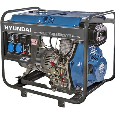 Hyundai HP7500CXE - Generatore diesel - 4.5 kW - Monofase Hyundai HP7500CXE - Generatore diesel - 4.5 kW - Monofase