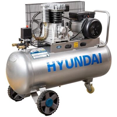 Hyundai MB2065/100L - Compressore d'aria lubrificato 100L - 8 bar Hyundai MB2065/100L - Compressore d'aria lubrificato 100L - 8 bar