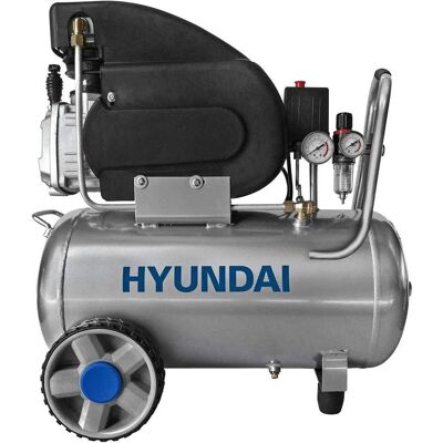Compressore aria Hyundai 65650 portatile - 2 HP, 24L, 8 bar Compressore aria Hyundai 65650 portatile - 2 HP, 24L, 8 bar