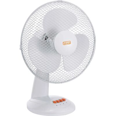 VINCO 70601 - Blanc - Ventilateur de table - Publicité VINCO 70601 - Blanc - Ventilateur de table - Publicité