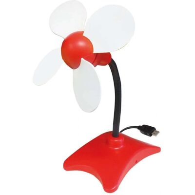 VINCO 70606 - Rosso, Bianco - Mini ventilatore domestico VINCO 70606 - Rosso, Bianco - Mini ventilatore domestico