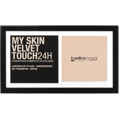 bellaoggi My Skin Velvet Touch 24H Fond de Teint Compact en Poudre - Fond de Teint Compact bellaoggi My Skin Velvet Touch 24H Fond de Teint Compact en Poudre - Fond de Teint Compact