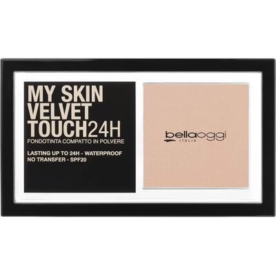 Bellaoggi My Skin Velvet Touch 24H Poeder Compact SPF 20 Tint 15N Linen - Poeder Foundation Bellaoggi My Skin Velvet Touch 24H Poeder Compact SPF 20 Tint 15N Linen - Poeder Foundation