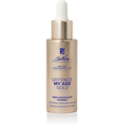 BIONIKE Defence My Age Gold Serum - Anti-Macchie, 30ml - Publicité BIONIKE Defence My Age Gold Serum - Anti-Macchie, 30ml - Publicité
