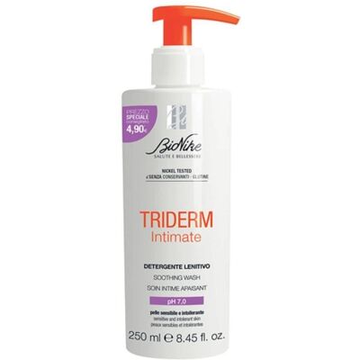 Bionike Triderm Detergente Intimo - pH 7 - Detergente intimo Bionike Triderm Detergente Intimo - pH 7 - Detergente intimo