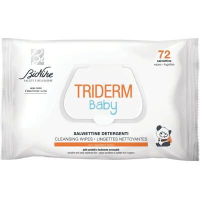 Lingettes BioNike Triderm Baby Multi-fonction - Lingettes pour bébé - Publicité Lingettes BioNike Triderm Baby Multi-fonction - Lingettes pour bébé - Publicité
