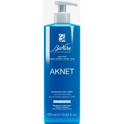 Gel nettoyant Aknet de Bionike pour visage et corps - Contrôle de l'acné - Publicité Gel nettoyant Aknet de Bionike pour visage et corps - Contrôle de l'acné - Publicité