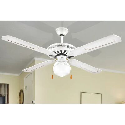Ventilatore a soffitto in legno Kooper Windy - Ø130cm - 60W - con luce Ventilatore a soffitto in legno Kooper Windy - Ø130cm - 60W - con luce