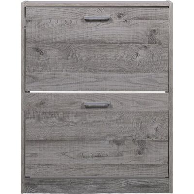 HOMENESS Martina BurlyWood Scarpiera - Design Moderno 2 Ante in MDF HOMENESS Martina BurlyWood Scarpiera - Design Moderno 2 Ante in MDF