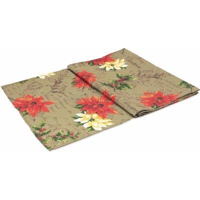 GALILEO Runner 45x180 cm Decorazione stella di Natale - Runner GALILEO Runner 45x180 cm Decorazione stella di Natale - Runner