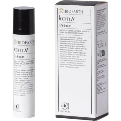 Crema viso Bioearth con secrezione di lumaca 50ml Crema viso Bioearth con secrezione di lumaca 50ml