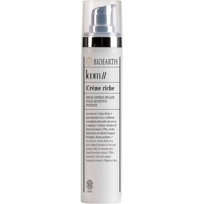 Crema Viso alla Bava di Lumaca Bioearth per Pelle Molto Secca - Anti-Age, Nutriente Crema Viso alla Bava di Lumaca Bioearth per Pelle Molto Secca - Anti-Age, Nutriente