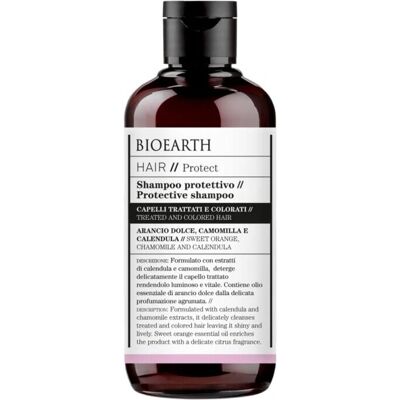 Bioearth Hair 2.0 Suojashampoo värjätyille ja käsitellyille hiuksille Bioearth Hair 2.0 Suojashampoo värjätyille ja käsitellyille hiuksille