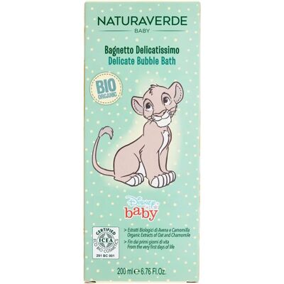 Disney Naturaverde Bagno di Bolle Delicato per Bambini - Cura della pelle sensibile, da nascita - 200 ml Disney Naturaverde Bagno di Bolle Delicato per Bambini - Cura della pelle sensibile, da nascita - 200 ml