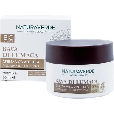 Crema Giorno con Bava di Lumaca Naturaverde - Anti-Age - 50 ml Crema Giorno con Bava di Lumaca Naturaverde - Anti-Age - 50 ml