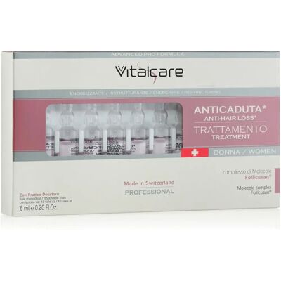 Vitalcare Professional Anti-Hair Loss - 10 Ampoules - 6ml - Femmes - Publicité Vitalcare Professional Anti-Hair Loss - 10 Ampoules - 6ml - Femmes - Publicité