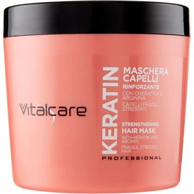 Vitalcare Keratinowa maska do włosów - Wzmacniająca - 500ml Vitalcare Keratinowa maska do włosów - Wzmacniająca - 500ml