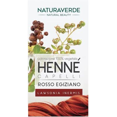 Naturaverde Henna 100% Pflanzenfarbe Ägyptisch Rot - Haartönung Naturaverde Henna 100% Pflanzenfarbe Ägyptisch Rot - Haartönung