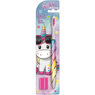 Be a Unicorn Naturaverde Zahnbürste Medium - Kinderzahnbürsten Be a Unicorn Naturaverde Zahnbürste Medium - Kinderzahnbürsten