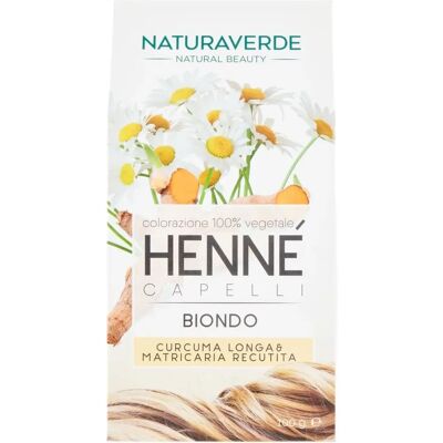 Henné Végétal 100% Coloration Blond - Coloration Capillaire - Publicité Henné Végétal 100% Coloration Blond - Coloration Capillaire - Publicité