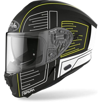 Kask Airoh Spark Cyrcuit - Pełne twarz, Miasto, Touring, Bezpieczeństwo Kask Airoh Spark Cyrcuit - Pełne twarz, Miasto, Touring, Bezpieczeństwo