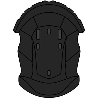 Coussin intérieur WRAAP XL Airoh - Accessoire casque Coussin intérieur WRAAP XL Airoh - Accessoire casque