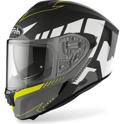 Airoh Spark Rise Helmet - Unisex Black Yellow - Helmet Airoh Spark Rise Helmet - Unisex Black Yellow - Helmet