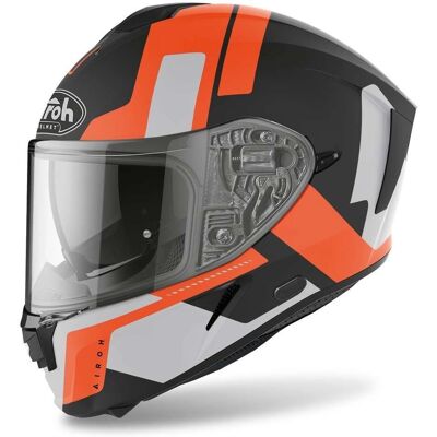 Casco Airoh Spark Shogun - Unisex Nero Arancione - S Casco Airoh Spark Shogun - Unisex Nero Arancione - S
