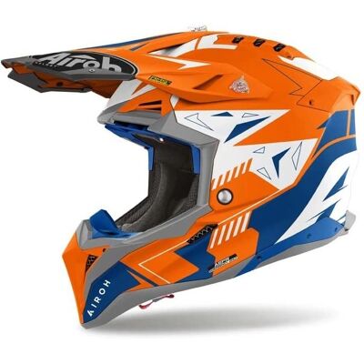 Airoh Aviator 3 - Spin Orange Fluo Mat Airoh Aviator 3 - Spin Orange Fluo Mat