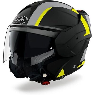 Casco Airoh Mathisse Explore - Modulare Reversibile, Giallo, XS Casco Airoh Mathisse Explore - Modulare Reversibile, Giallo, XS