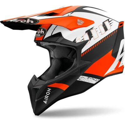 Casco Airoh Wraaap Feel Arancione - Leggero, EPS Doppio, IT Casco Airoh Wraaap Feel Arancione - Leggero, EPS Doppio, IT
