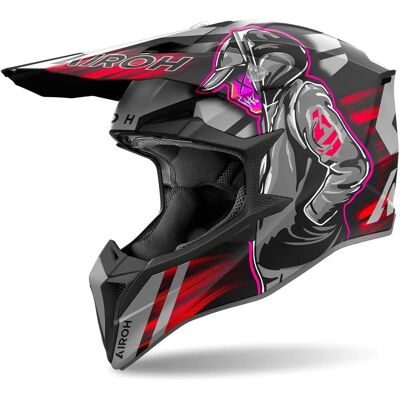 Casque Wraaap Cyber Rouge Mat - Casque Motocross - Publicité Casque Wraaap Cyber Rouge Mat - Casque Motocross - Publicité