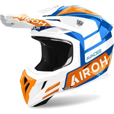 Airoh Marca Aviator Ace 2 Sake Naranja Casco M - Casco Airoh Marca Aviator Ace 2 Sake Naranja Casco M - Casco