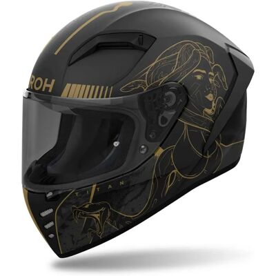 Casque Airoh Connor Titan Noir / Doré XL - Casque - Publicité Casque Airoh Connor Titan Noir / Doré XL - Casque - Publicité