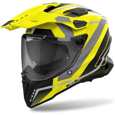 Casco da motocross Airoh Commander 2 Mavick - Nero Giallo - 2XL Casco da motocross Airoh Commander 2 Mavick - Nero Giallo - 2XL