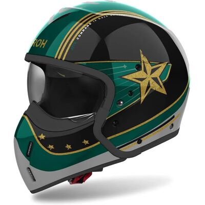 Casco Airoh J 110 Command - verde menta lucido Casco Airoh J 110 Command - verde menta lucido