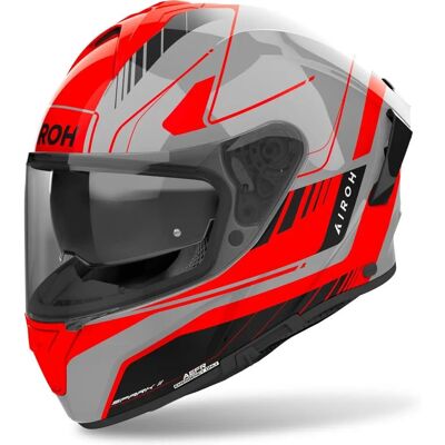 Casco integrale Airoh Spark 2 Chrono Arancio Lucido - M Casco integrale Airoh Spark 2 Chrono Arancio Lucido - M